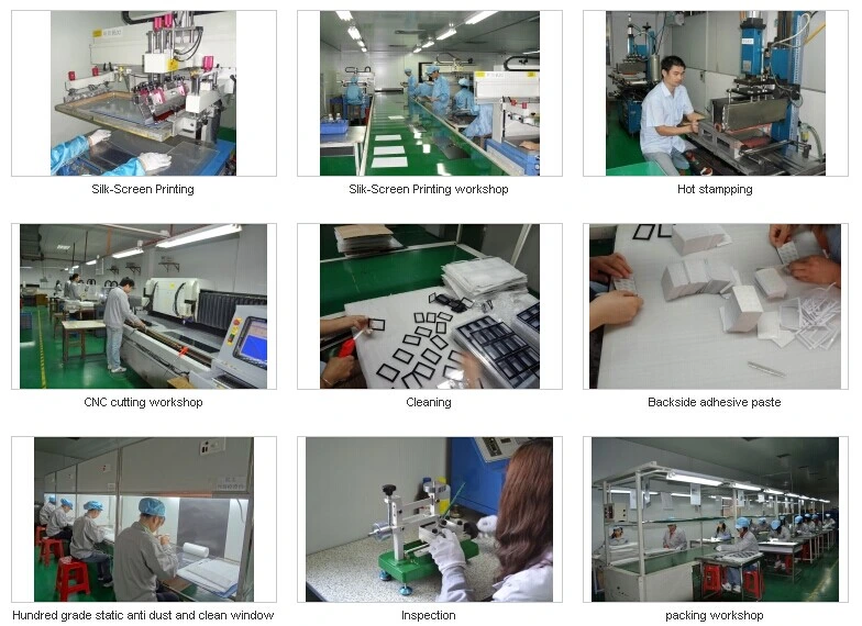 Glossy Finish Flat Silk Screen Printing Polycarbonate Label