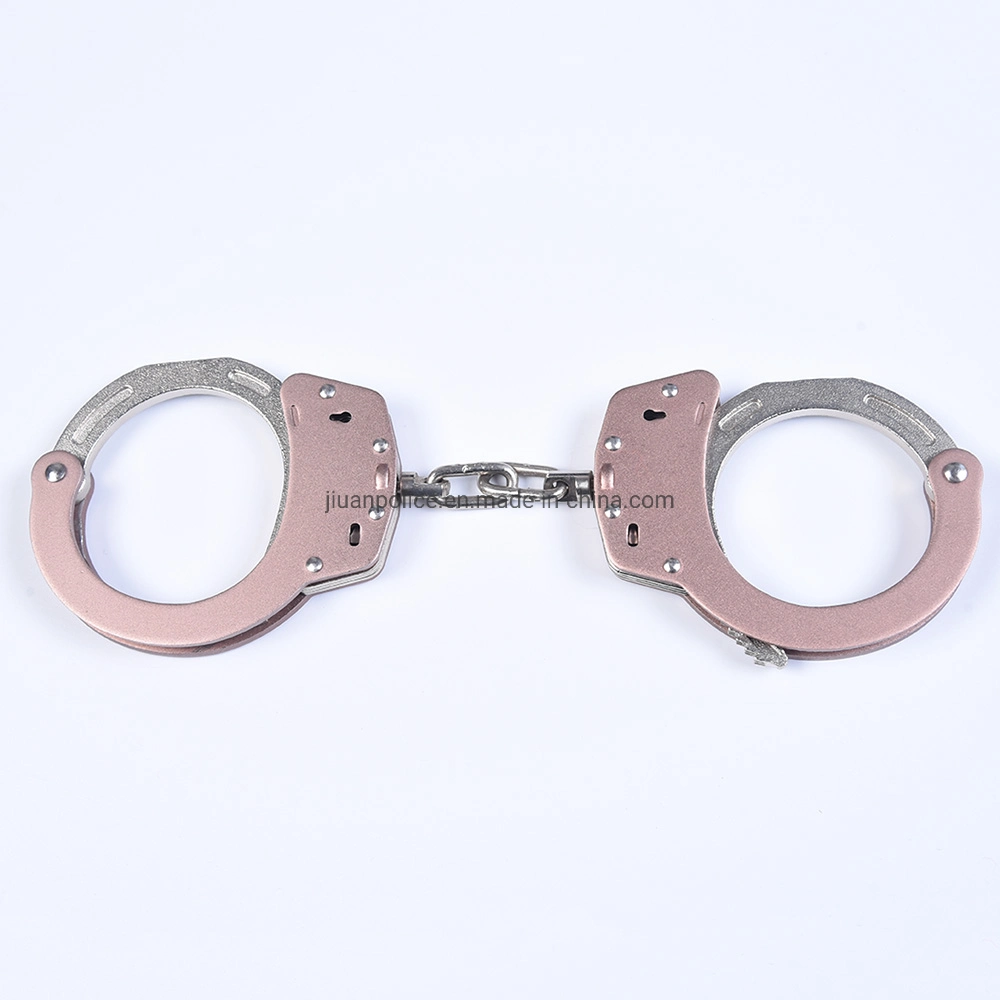 Military Army Police Use Titanium Alloy Security Self Locking Handcuffs